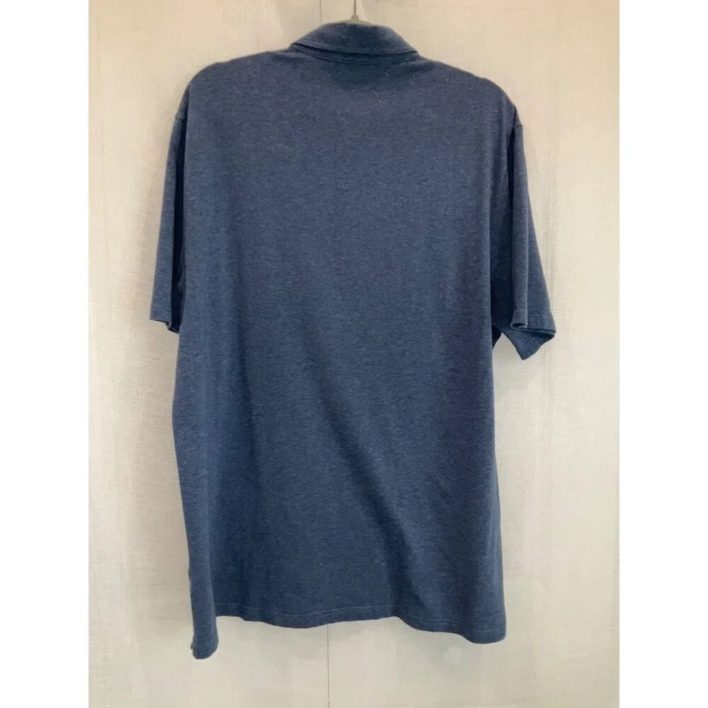 Johnnie-O Hangin Out Blue Short Sleeve Polo Shirt Mens Size XL